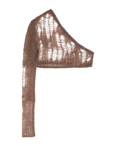 RICK OWENS Top Tortora 50% Poliammide, 46% Lana mohair, 4% Lana