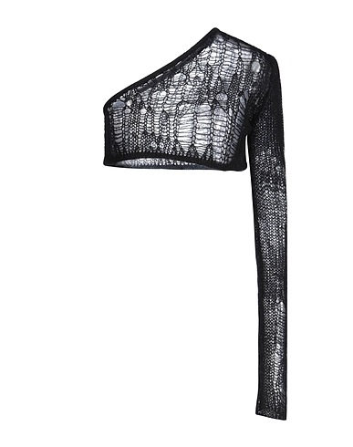 RICK OWENS Top Nero 50% Poliammide, 46% Lana mohair, 4% Lana