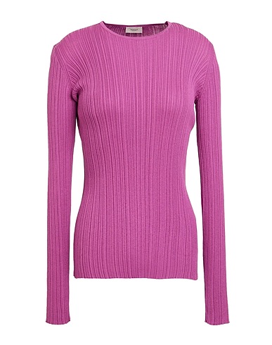 AGNONA Jumper Purple 50% Silk, 50% Cotton
