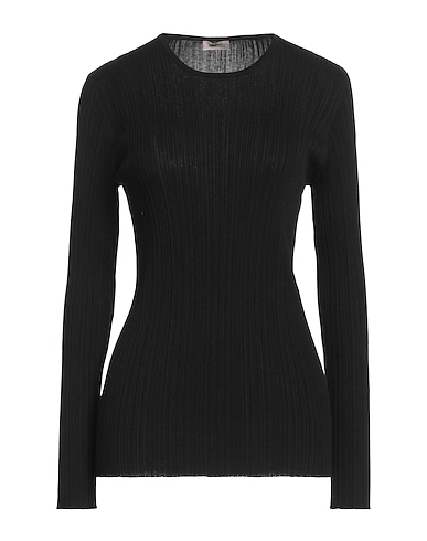 AGNONA Jumper NERO 50% Silk, 50% Cotton