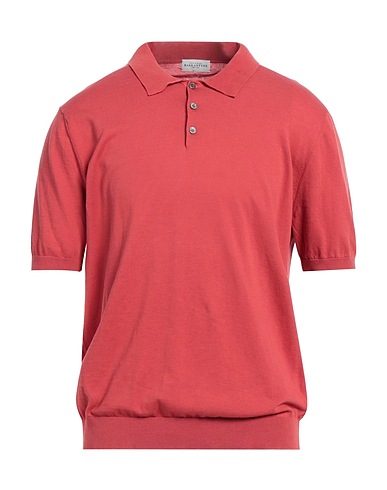 BALLANTYNE Jumper Brick red 100% Cotton