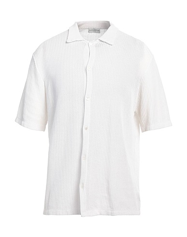 BALLANTYNE Cardigan White 100% Linen