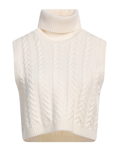 ALEXANDERWANG.T Polo neck Ivory 70% Wool, 30% Cashmere