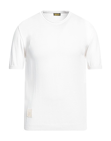 BLAUER. Jumper BIANCO 100% Cotton