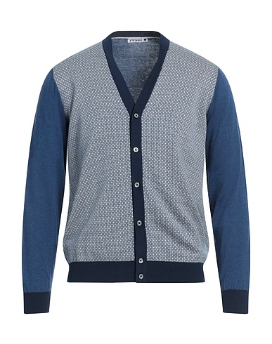 ANDREA FENZI Cardigan Midnight blue 100% Cotton