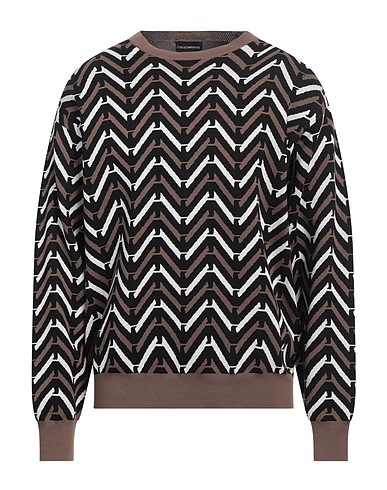 EMPORIO ARMANI Jumper Black 100% Cotton
