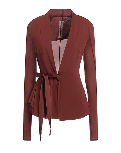 RICK OWENS Top Schokobraun 96% Cupro, 4% Elastan