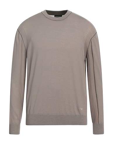 EMPORIO ARMANI Sweater Taupe 100% Virgin Wool