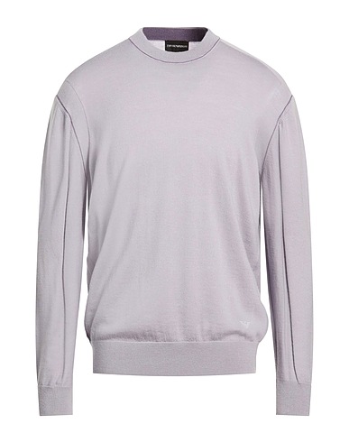 EMPORIO ARMANI Jumper Lilac 100% Virgin Wool