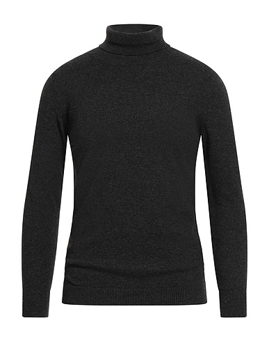 MALO Turtleneck OPTIMUM Charcoal 70% Merino Wool, 30% Cashmere