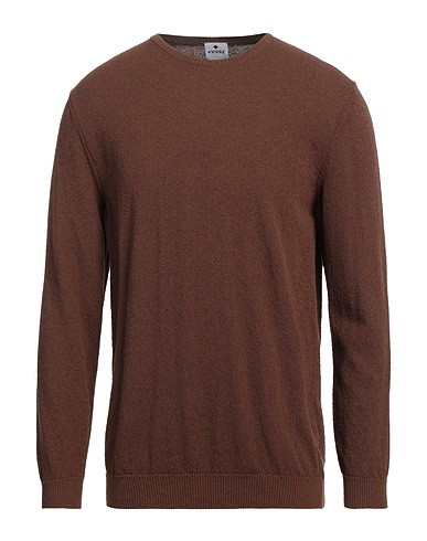 ANDREA FENZI Jumper Brown 85% Cotton, 15% Polyamide