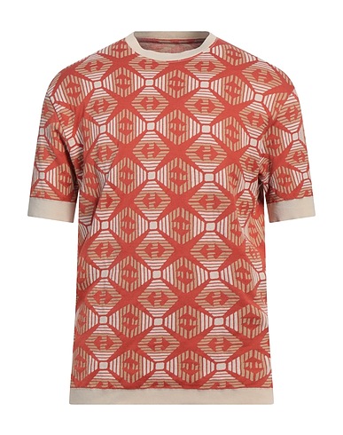 EMPORIO ARMANI Sweater Rust 100% Cotton