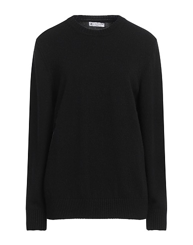 DECIMA DOMUS Pullover Nero 40% Lana, 30% Viscosa, 20% Poliammide, 10% Cachemire