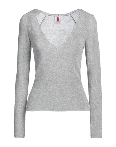KONTATTO Sweater Silver 70% Viscose, 15% Polyamide, 15% Metallic fiber