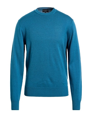 EMPORIO ARMANI Sweater Deep teal 100% Virgin Wool