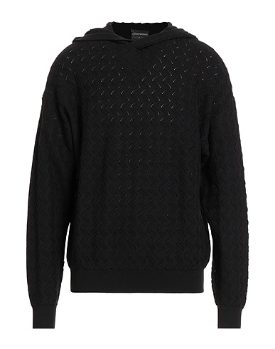 EMPORIO ARMANI Sweater Black 100% Cotton