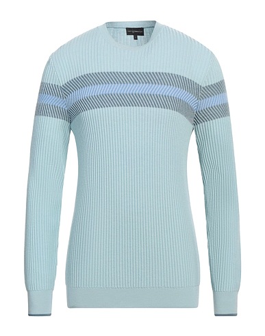 EMPORIO ARMANI Sweater Turquoise 100% Virgin Wool