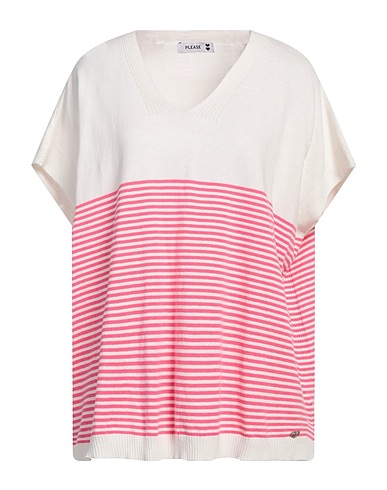 PLEASE Sweater Fuchsia 50% Cotton, 50% Acrylic