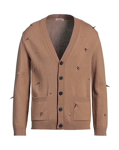 VALENTINO GARAVANI Cardigan Camel 100% Cashmere