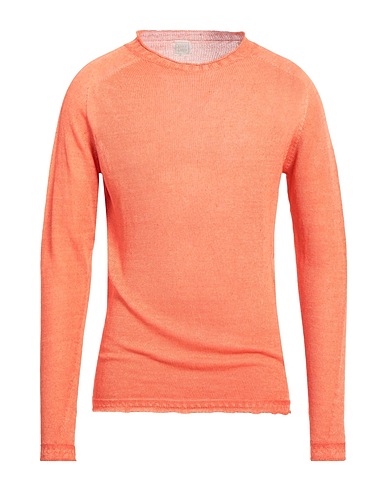 120% LINO Jumper Orange 100% Linen