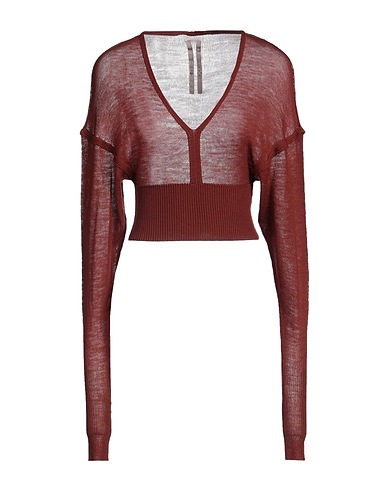 RICK OWENS Sweater Rust 100% Virgin Wool