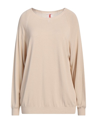 KONTATTO Jumper Beige 88% Viscose, 12% Polyester