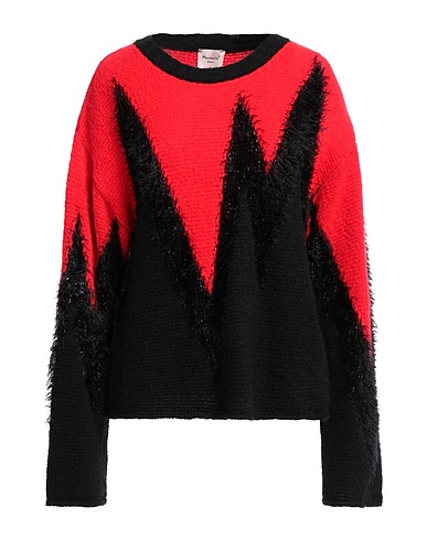 MARIUCCIA Jumper Red 47% Acrylic, 27% Mohair wool, 26% Polyamide