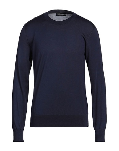 DOLCE&GABBANA Pullover Blu navy 100% Seta