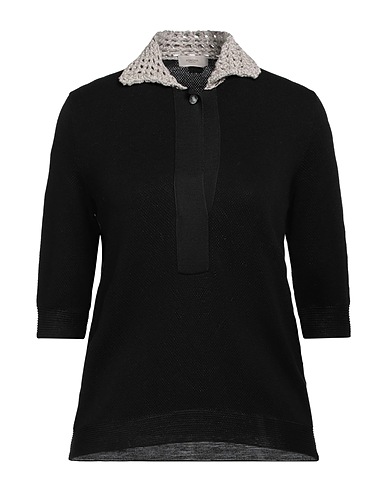 AGNONA Jumper Black 50% Silk, 50% Cotton