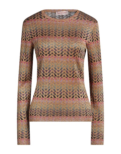 VALENTINO GARAVANI Jumper Gold 81% Viscose, 19% Metallic fiber