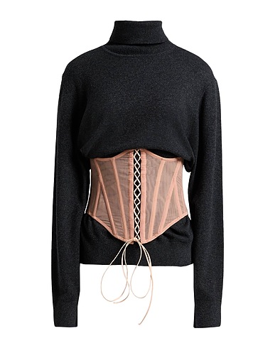 DILARA FINDIKOGLU Turtleneck Lead 70% Wool, 30% Cashmere, Polyamide, Elastane
