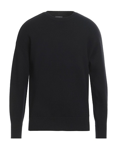 EMPORIO ARMANI Sweater Black 92% Virgin Wool, 4% Polyamide, 3% Cashmere, 1% Elastane