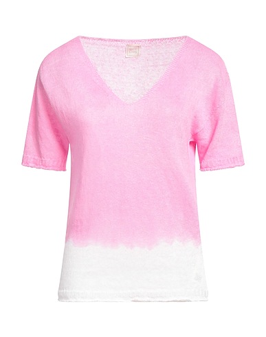 120% LINO Jumper Pink 100% Linen