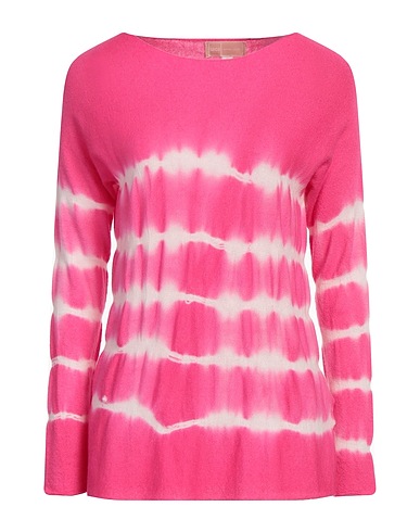 120% LINO Cashmere jumper Fuchsia 100% Cashmere
