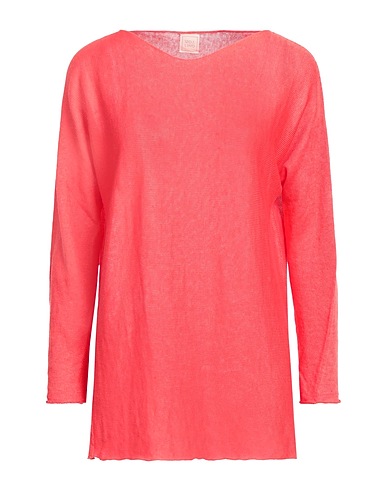 120% LINO Jumper Orange 100% Linen