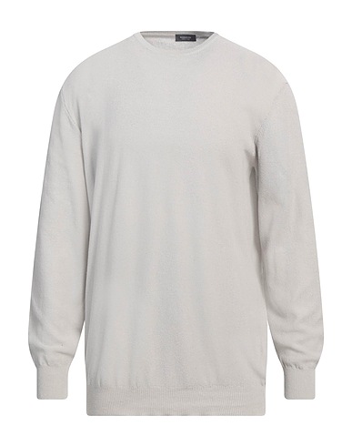ROSSOPURO Pullover Hellgrau 100% Baumwolle