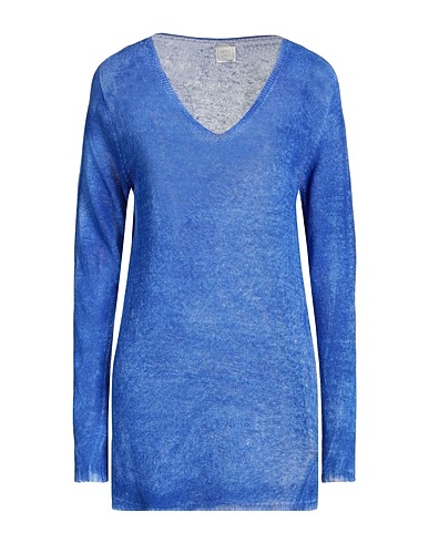 120% LINO Jumper Blue 100% Linen