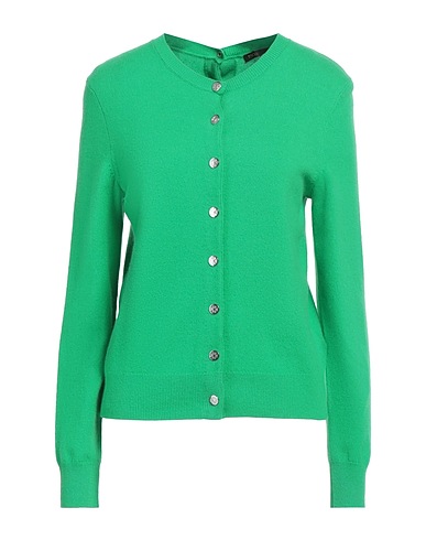 MAJE Cardigan Green 85% Wool, 8% Polyamide, 6% Cashmere, 1% Elastane