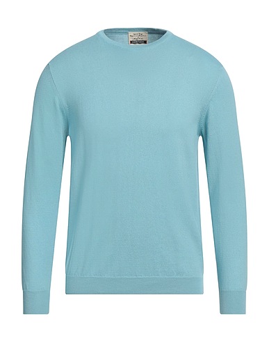 HERITAGE Pullover Bleu ciel 100% Coton