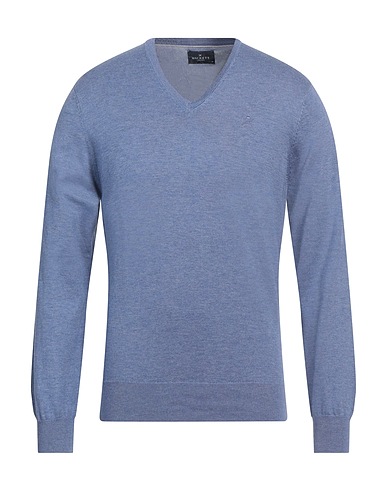 HACKETT 풀오버 슬레이트 블루 80% 코튼, 20% 실크