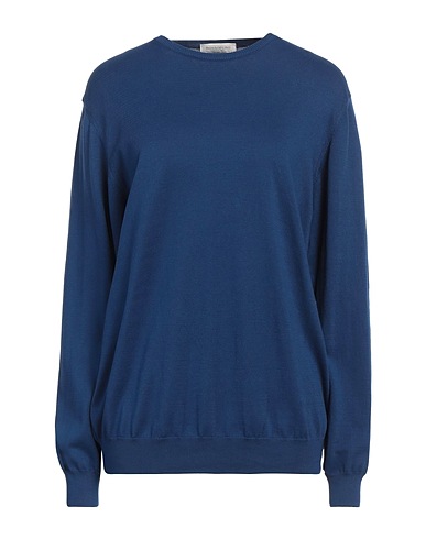 ROSSOPURO Sweater Blue 100% Cotton