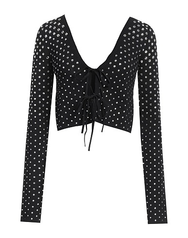 BLUMARINE Strickjacke Schwarz 88% Viskose, 12% Polyamid