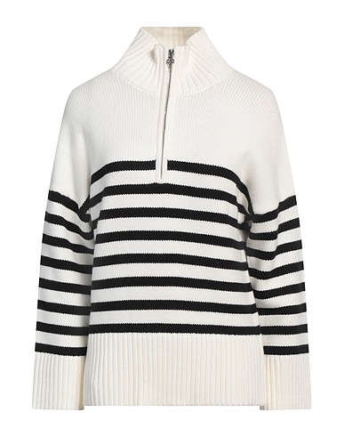 MAJE Polo neck Ivory 48% Viscose, 30% Polyester, 22% Polyamide