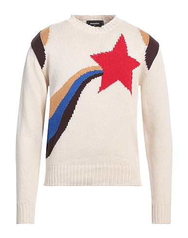 DSQUARED2 Jumper Beige 100% Cotton