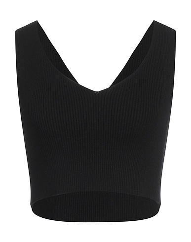 TWINSET Top Black 72% Viscose, 28% Polyester
