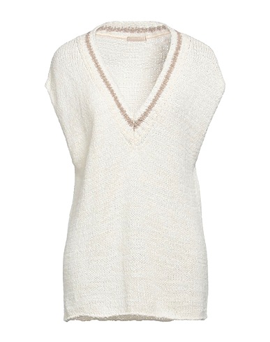 PUROTATTO Jumper Cream 80% Cotton, 20% Polyamide