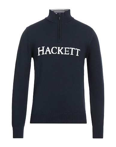 HACKETT タートルネック ミッドナイトブルー コットン 100%
