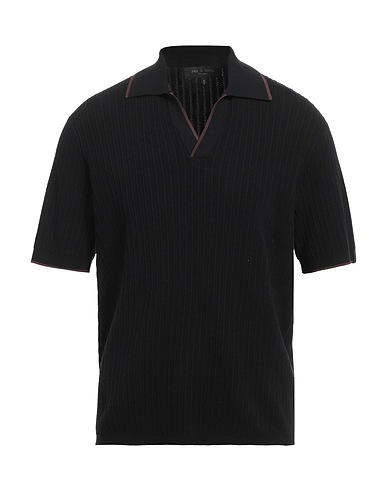 RAG & BONE Jumper Black 52% Cotton, 45% Nylon, 3% Elastane