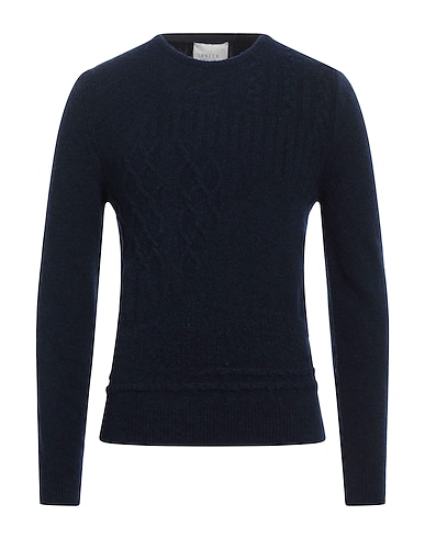VNECK Sweater Navy 100% Wool