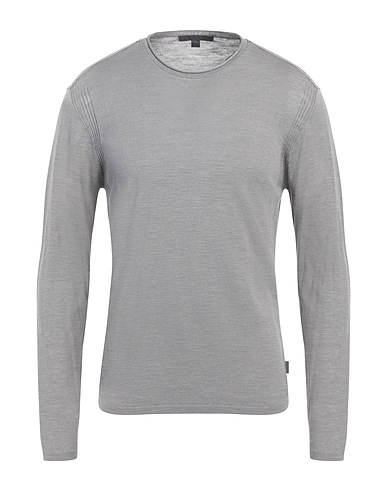 JOHN VARVATOS Jumper Grey 55% Linen, 45% Viscose